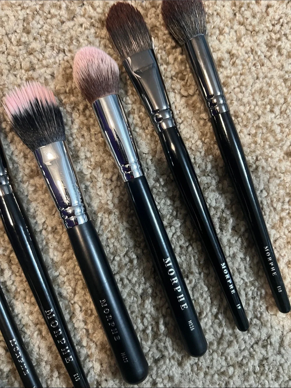 ♥️ MORPHE HUGE Lot 8 Eyeshadow/Face M166 M330 E15 M427 M536 E9 E48 Brushes L👀K